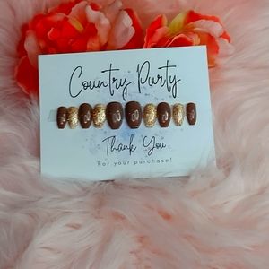 Custom press on nails size large